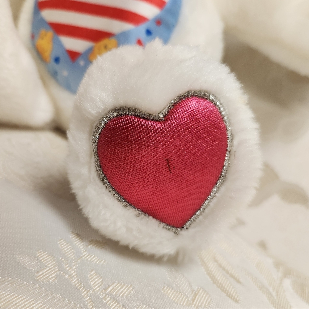 Vintage Care Bear Kenner Proud Heart Plush Stuffed Animal Environmental - Picture 7 of 13